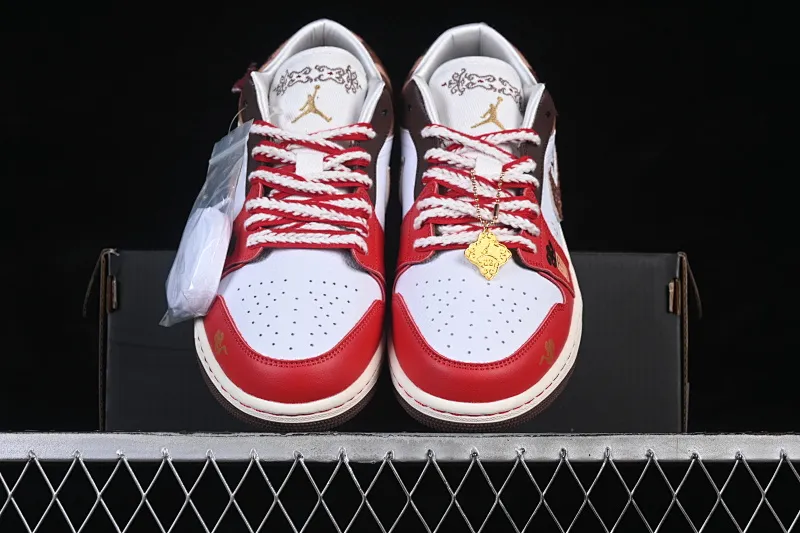 All categories Air Jordan Jordan series basketball shoes Air Jordan 1 Low Air Jordan 1 Low AJ1 Joe 1 Year of the Horse limited low-top retro cultural basketball shoes IQ5321-121